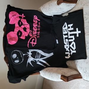 T-Shirt 3 Piece Bundle Killstar & Nightmare Before Christmas Jack Skellington